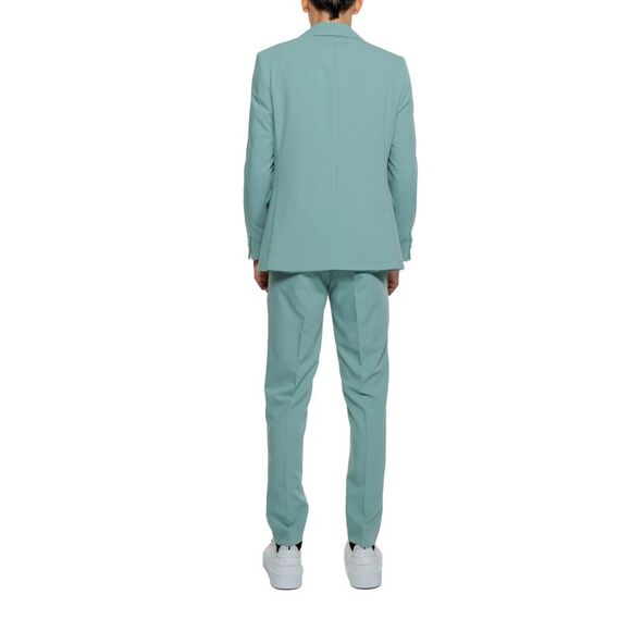 Mulish Mint Green Slim Fit Suit Men Green Suits - Picture 6 of 7